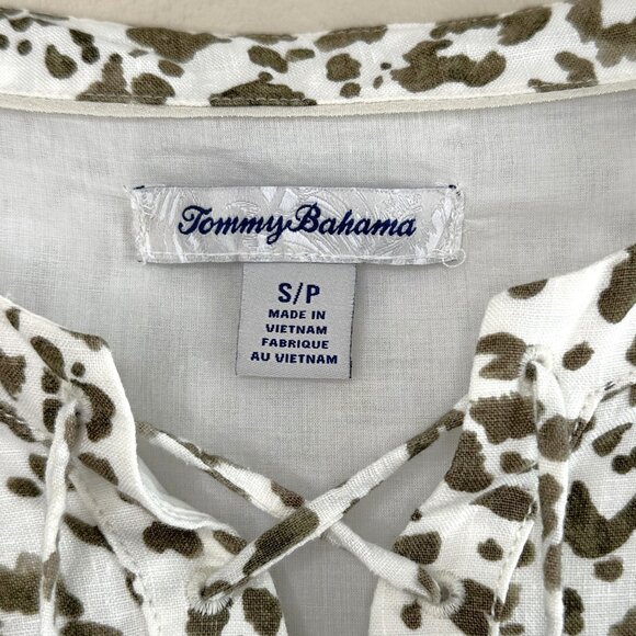 Tommy Bahama Wild One Linen Lace-Up Shift Dress - Picture 3 of 8